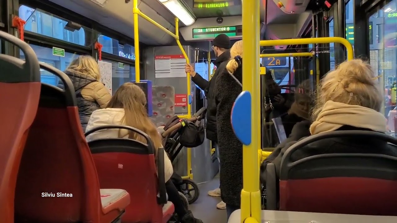 Wiener Linien: inside the Rampini Alé EL electric midibus nr. 8312, route 3A