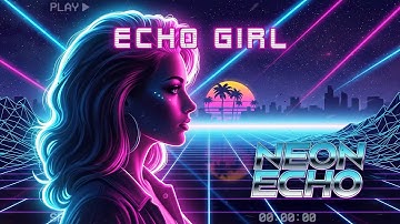 Neon Echo Girl 🌇 Synthwave Music for Focus & Retro Vibes