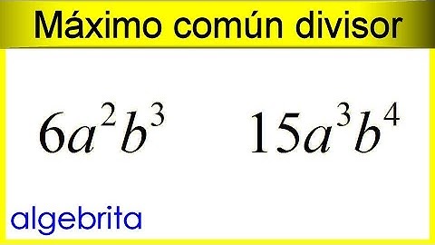 Máximo común divisor de monomios 383