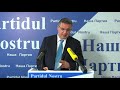 Conferință de presă susținută de liderul PPPN, Renato Usatîi cu tema „Dosarul penal fabricat și