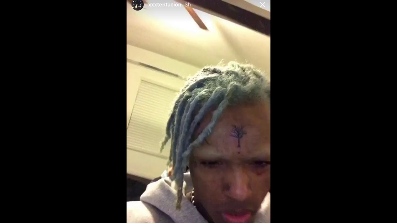 xxxtentacion lost his mind gray hair tatted eye balls ....admit to being th...