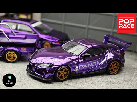 POPRACE 1/64 Pandem GR Supra TAS2025 限定 Pop Race 1:64 Pandem Toyota GR Supra D1GP 2024 DAIGO SAITO