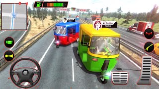 Modern Tuk Tuk Auto Rickshaw - Free Uber Passengers Driving Simulator Games screenshot 5