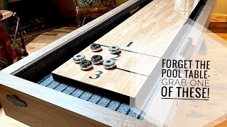 New find of the day! American Legend 9 Foot #Shuffleboard Table for #gameroom and #familyfun