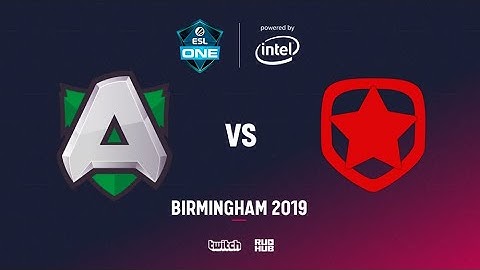 Alliance vs Gambit, ESL One Birmingham, bo2, game 1 [Lex & 4ce]