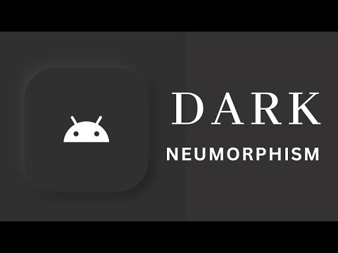 NEUMORPHISM Dark Mode Flutter | Container ICON Dark mode | Flutter Tutorial | without package