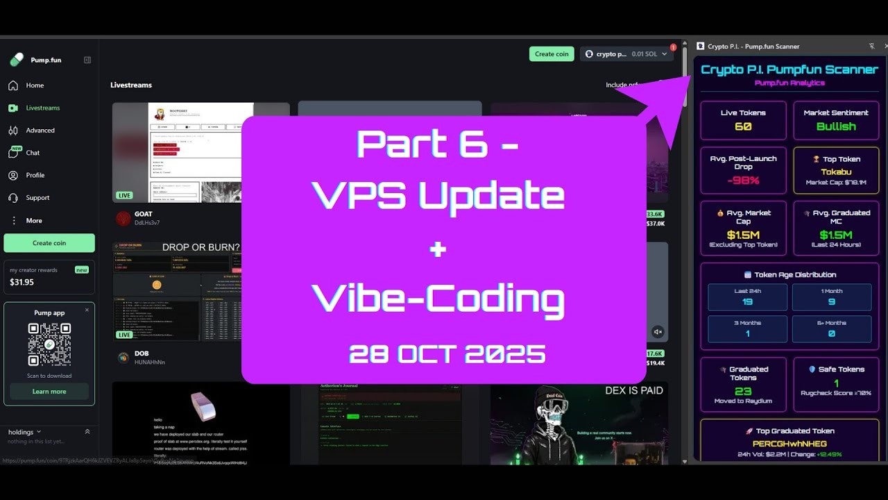 Part 6 - VPS Update + Vibe Coding - YouTube