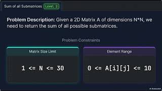 Celebrity Day 28 | P01-03 - Week05 | Row with maximum number of ones | Sum of all Submatrices | Minimum Swaps Profile