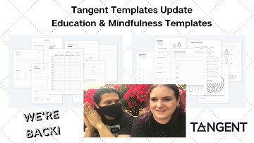 Mindfulness and Education Templates - 31 new templates in Tangent Templates (and handwriting paper!)