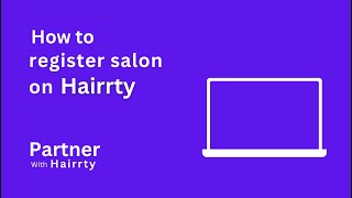 How to register salon/spa on hairrty partner app screenshot 5