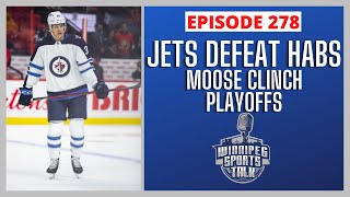Winnipeg Jets defeat the Montreal Canadiens, Morgan Barron two points, Moose clinch playoffs