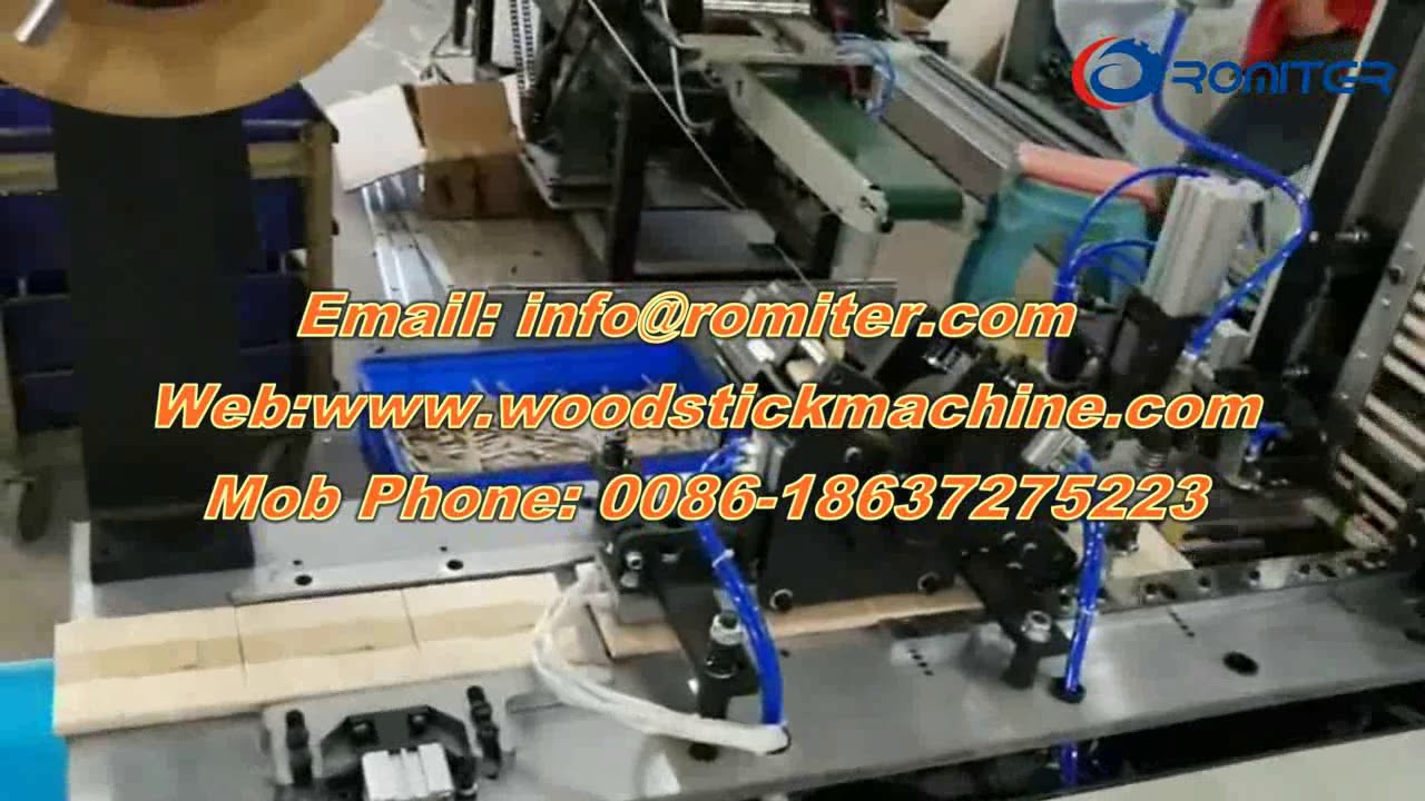 93 Ice Cream Stick Counting and Belt Bundling Machine Supplier