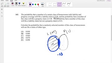 SOA Exam P Question 143 | General Probability