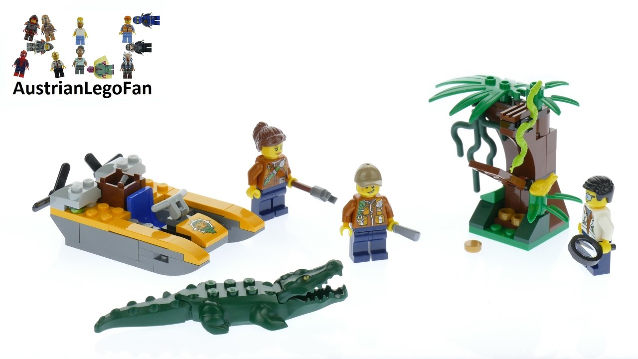 Frog Snake Crocodile LEGO City 60157 Jungle Starter Set Exploration