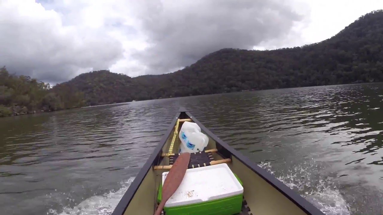 TESTED - Power Canoe With 2hp Outboard Motor - YouTube