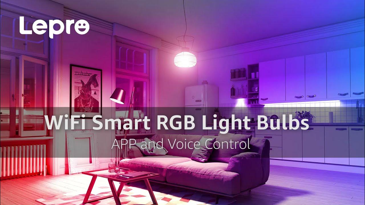 RGBW Alexa Light Bulb, Wifi, Google Home YouTube