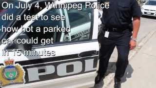 Winnipeg Police Service - Never Leave A Child Or Pet Unattended In A Parked Car