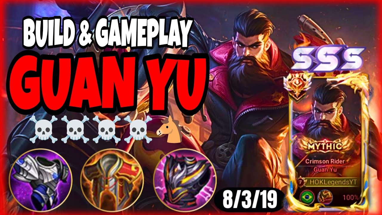 GUAN YU HONOR OF KINGS - RANK LEGEND | DOMINATING THE GAME!!