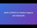 Clinical Trial: dMAb AZD8076 for Healthy Subjects (NCT05293249)