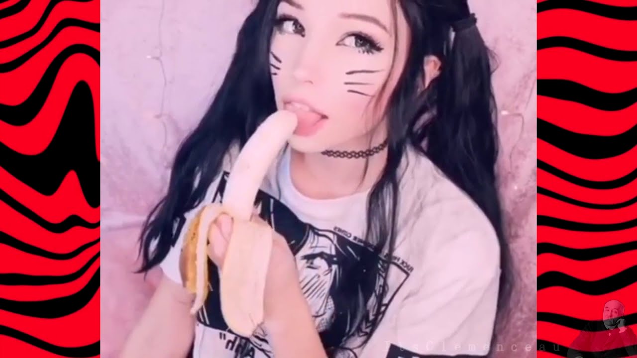 Belle Delphine eats a banana! 