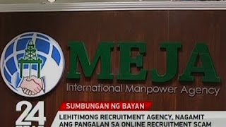 24 Oras: Lehitimong recruitment agency, nagamit ang pangalan sa online recruitment scam