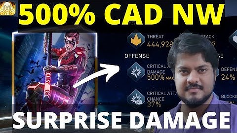 500% CAD NIGHTWING in Advent of Chaos Solo Raid | Injustice 2 Mobile Update 5.2 |