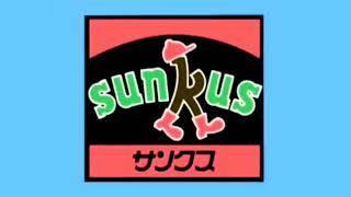 Sunkus Pig Mascots Logo In Happy Ahh