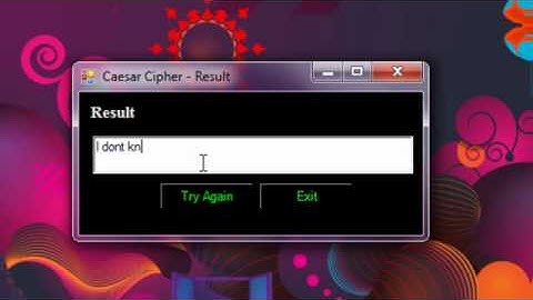 Caesar Cipher (Incomplete)