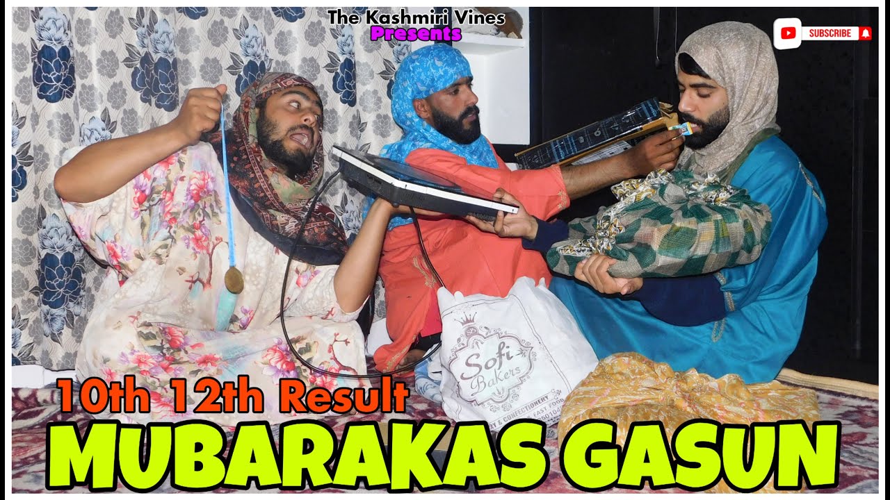MUBARAKAS GASUN || 10th 12th Result || Most Funny Video || The Kashmiri Vines