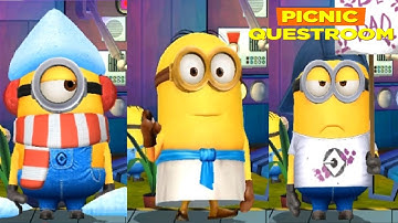 ONE-WEEK PICNIC Minion Rush Frigid Carl / Egyptian / Striker Despicable Me gameplay