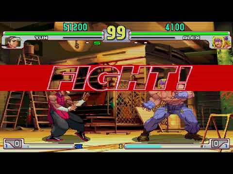 Street Fighter III: 3rd Strike - Yun vs. Alex