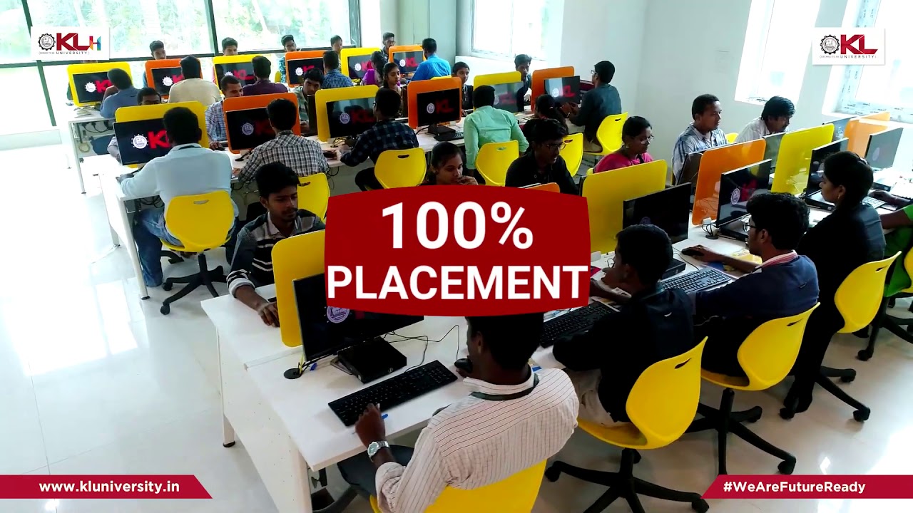 World Class Infrastructure| 100% Placement | KL Deemed to be University 2020