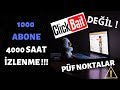 Youtube 1000 Abone 4000 Saat Sınırını Geçmek ! Youtube Para Kazanma Aktifleştirme !