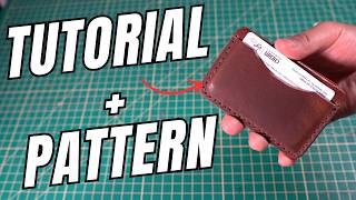 Your First Leather Project | Easy Leather Cardholder (Pattern Available)