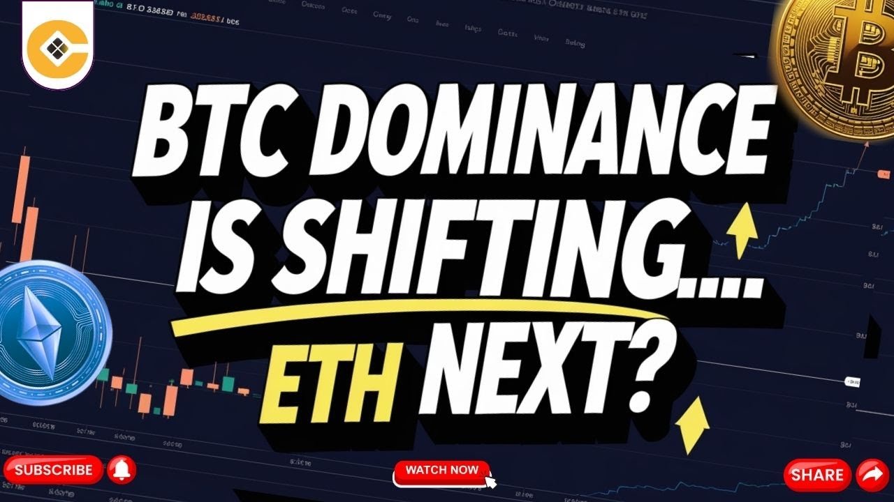 BTC Dominance Is Falling… ETH Breakout Next? 📉
