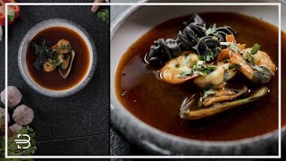 Szyb Maciej · Zupa rybna z owocami morza