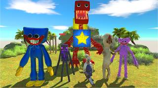 Boxy Boo vs Poppy Playtime - Epic Horror Showdown | Animal Revolt Battle Simulator