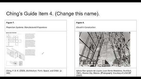 Evidence 1 (E1): VIDEO Methodological Description of you Monograph Building