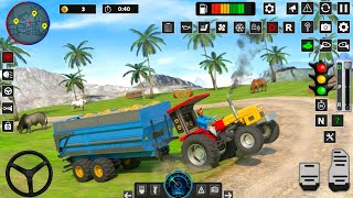Indian Tractor Farming Simulator Game Real Tractor Framing Driving Android Gameplay screenshot 3