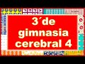 3´de gimnasia cerebral #4, ejercicios para estimulación cognitiva