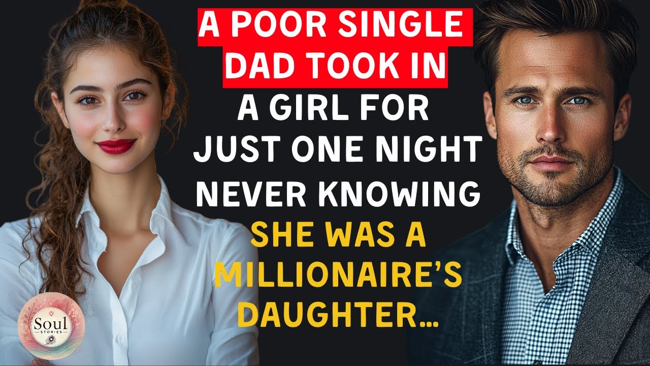 A Poor Single Dad Took In A Girl For Just One Night—Never Knowing She Was A Millionaire’s Daughter…