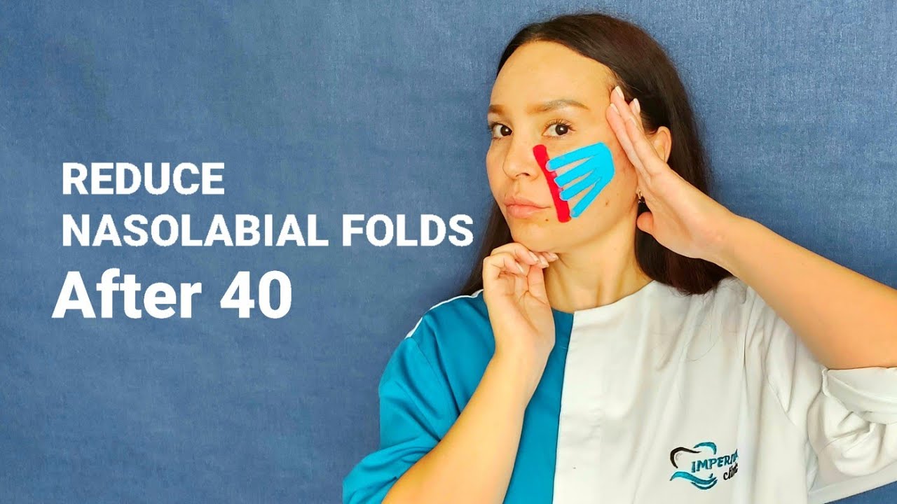 How to reduce Nasolabial Folds (Smile Lines) with Kinesio Taping YouTube