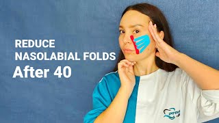 How to reduce Nasolabial Folds (Smile Lines) with Kinesio Taping