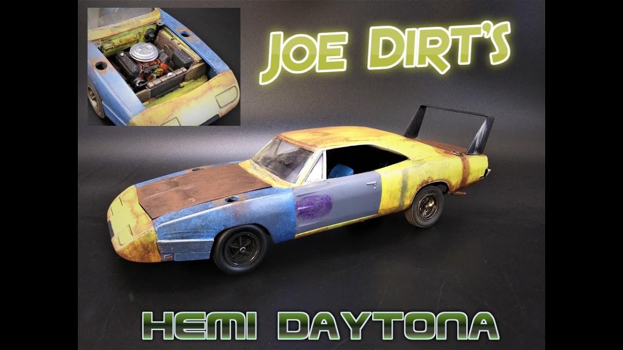 1969 Dodge Charger Daytona 426 Hemi JOE DIRT 1/25 Scale Model Kit