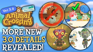New 3.0 Update INFO Just Revealed - Animal Crossing New Horizons
