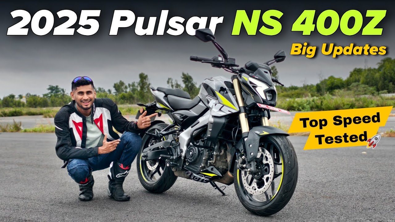 ಏನ್ಎಸ್ ದೇ ಹವಾ 🤙🏻 2025 Updated Pulsar NS 400Z Top Speed and Review
