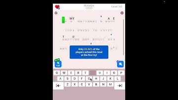 Cryptogram: The Solution For Level 160! - Step by Step Word Brain Puzzle