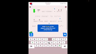 Cryptogram: The Solution For Level 160! - Step by Step Word Brain Puzzle