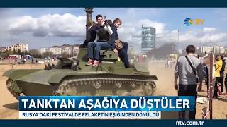 Rusya'daki festivalde facianın eşiğinden dönüldü Resimi