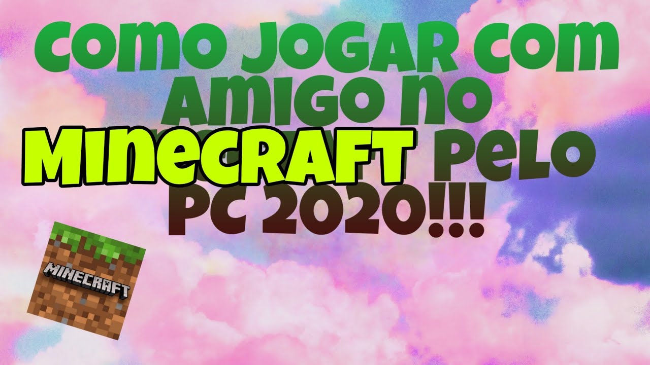 ⭐Como Jogar junto Com Amigo👤Minecraft🌎❕Rápido e Fácil